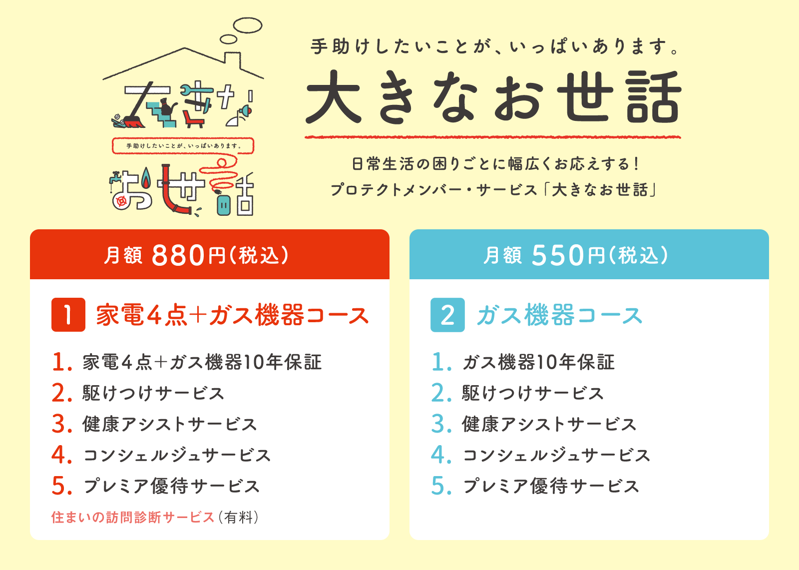 手助けしたいことが、いっぱいあります。「大きなお世話」